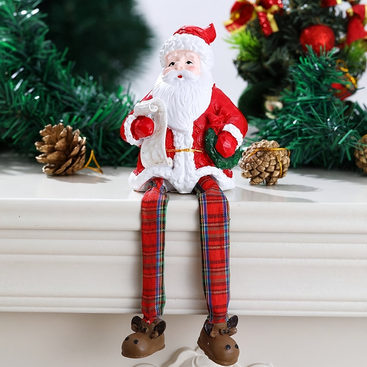 Cute Christmas Doll Santa Claus Doll Christmas Atmosphere - Temu