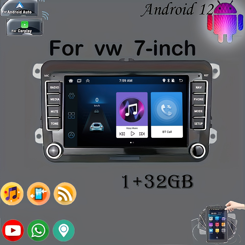 2din Auto Radio Android Gps Navigation Car Stereo Radio 7 - Temu Belgium
