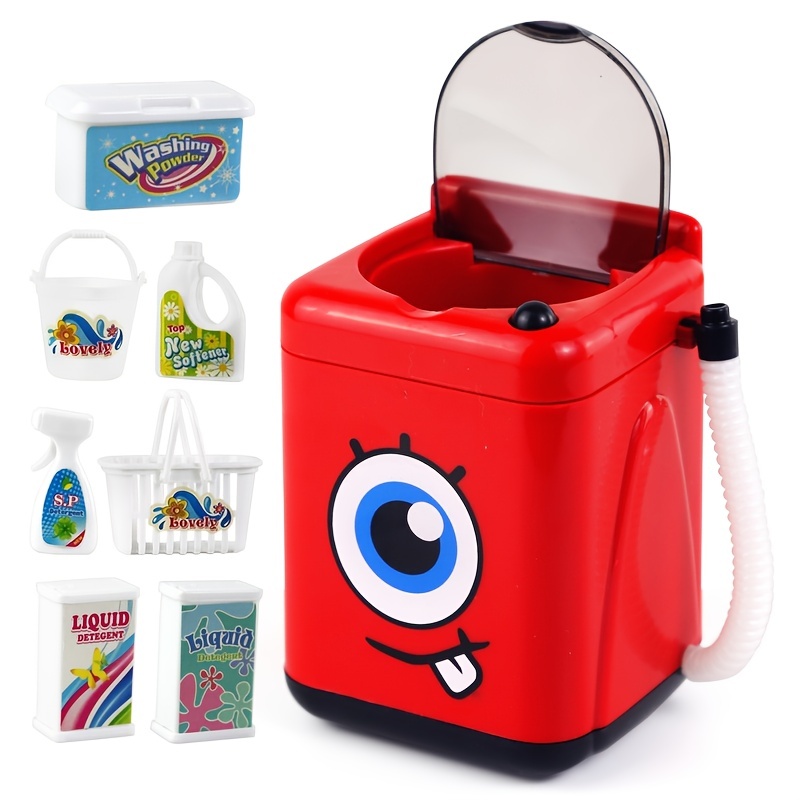 Delightful Mini Kitchen Toys Set Plus Size Washing Machine - Temu