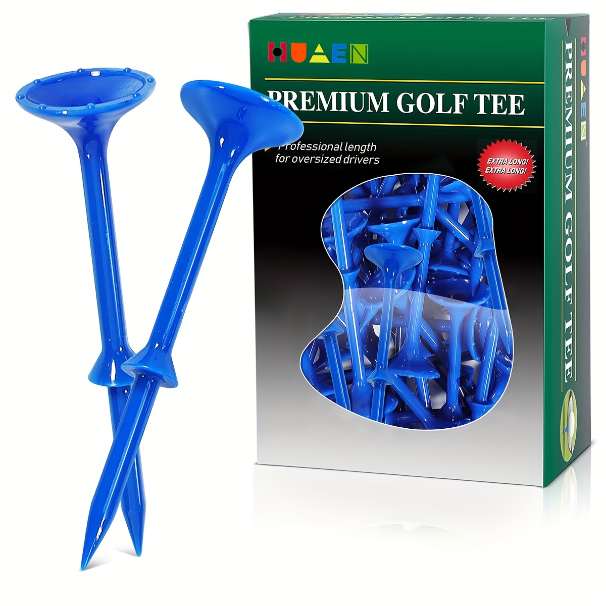 Plastic Golf Tees 3 Big Cup 8 Prongs Reduces Friction Side - Temu