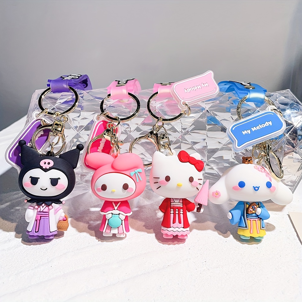 Kawaii – porte-clés Hello Kitty Y2K pour filles, accessoire de sac à dos,  pendentif de mélodie, Costume Hello Kitty - AliExpress