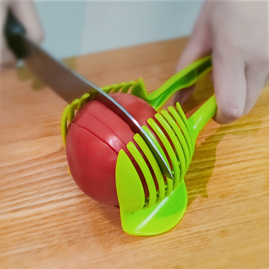 Slicer Tomato Cutter Fruit Onion Lime Lemon Tools Kitchen Gadgets Vegetable Slicers  Home Use Holder Bar Grape Slicing Tool - AliExpress
