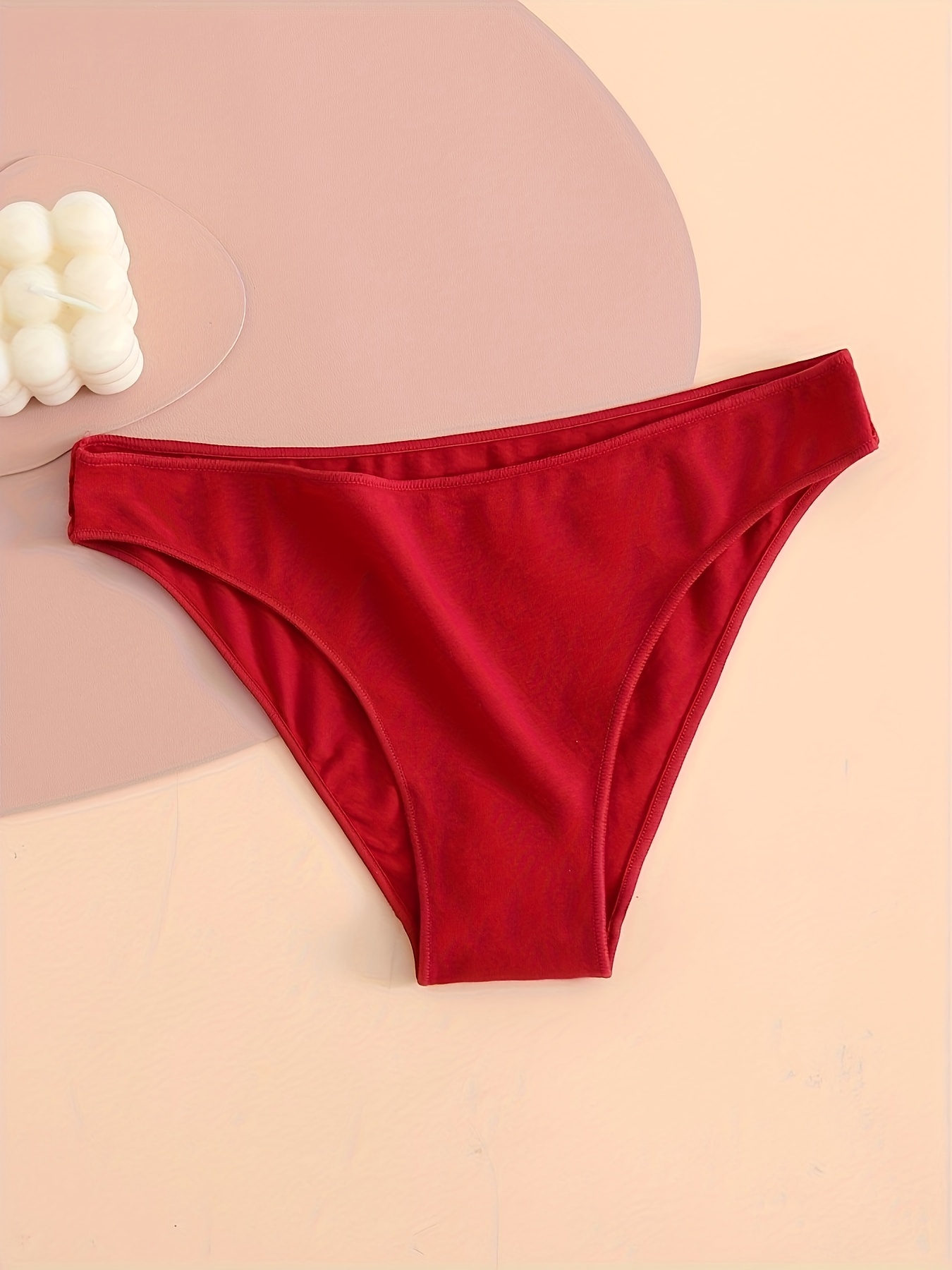 6 Pack Underwear Fashion Breathable Cotton Panties Ladies Soft Women's