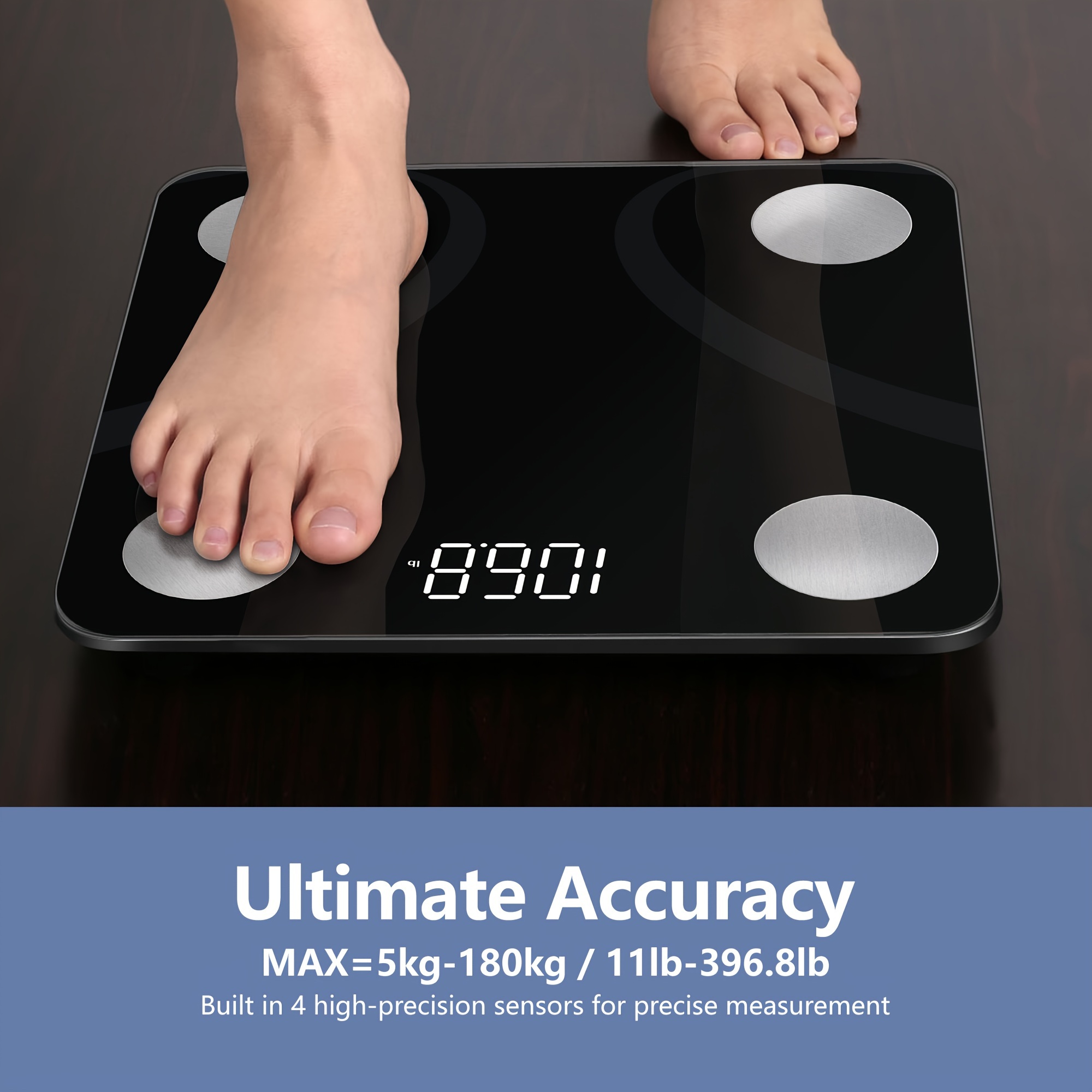  RENPHO Smart Tape Measure Body with App & RENPHO Smart Bathroom  Scale, Bluetooth Body Fat Monitor Weight Scale : Tools & Home Improvement
