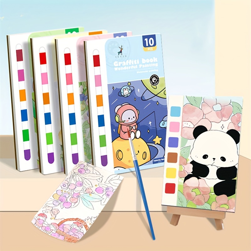 Coloring Books For Coloring Books Portable Books Cartoon Diy - Temu