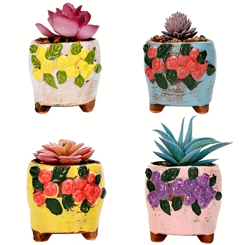 HOMDSG Cute Plant Magnets Eyes for Potted Plants, Plant Safe Magnet Pins Charms, Unique for Plant lovers, Indoor Plant Accessories, Set of 6