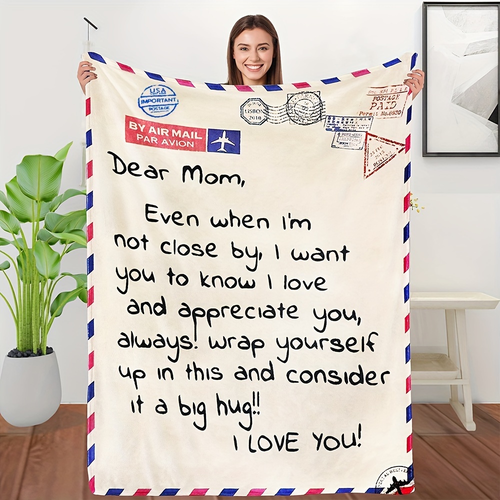 Mom Blanket Mom Gifts From Daughter Son Birthday Gifts For Mom Christmas  Mothers Day Valentines Day Gift For Mom Warm Soft Throw Blanket, - Temu