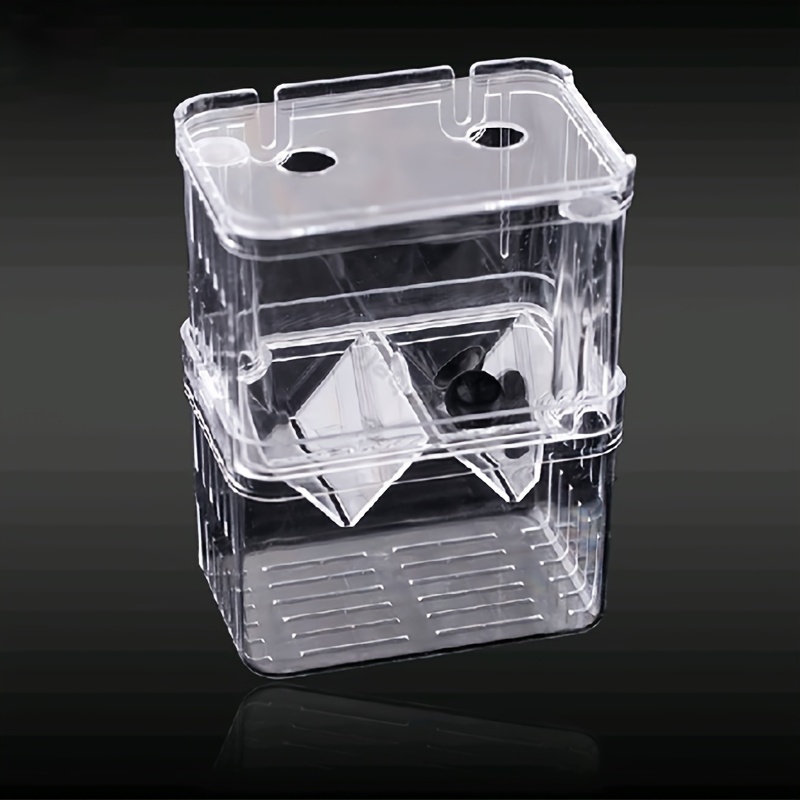 1pc Aquarium Fish Breeder Box, Plastic Fish Isolation Breeding Box,  Hatching Incubator Box For Fish Supplies