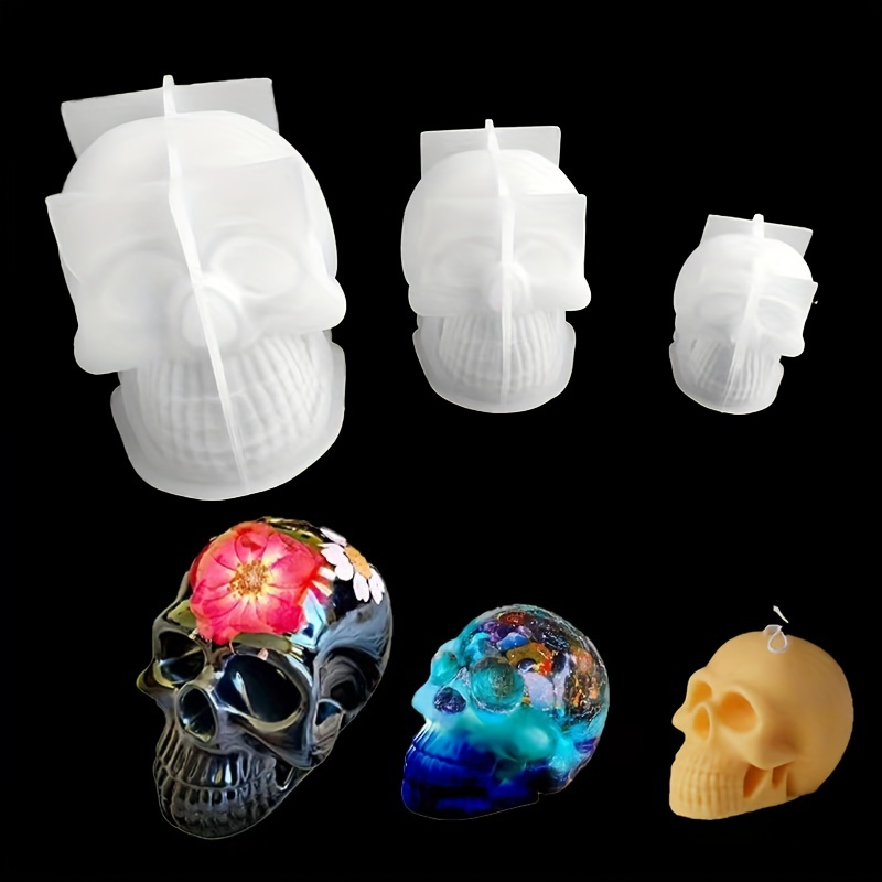 40 Cavity Skull Silicone Mold Perfect For Diy Bar Parties - Temu