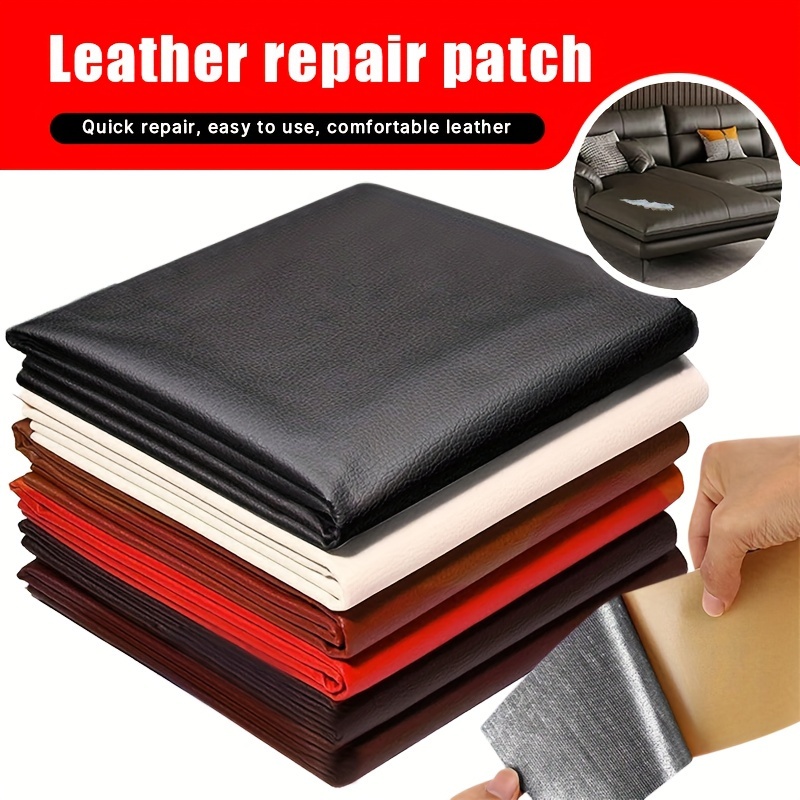 

Extra-large Self-adhesive Leather Repair Patch Kit, 39.37x54.33 Inches - Ideal For Sofas & Car Seats