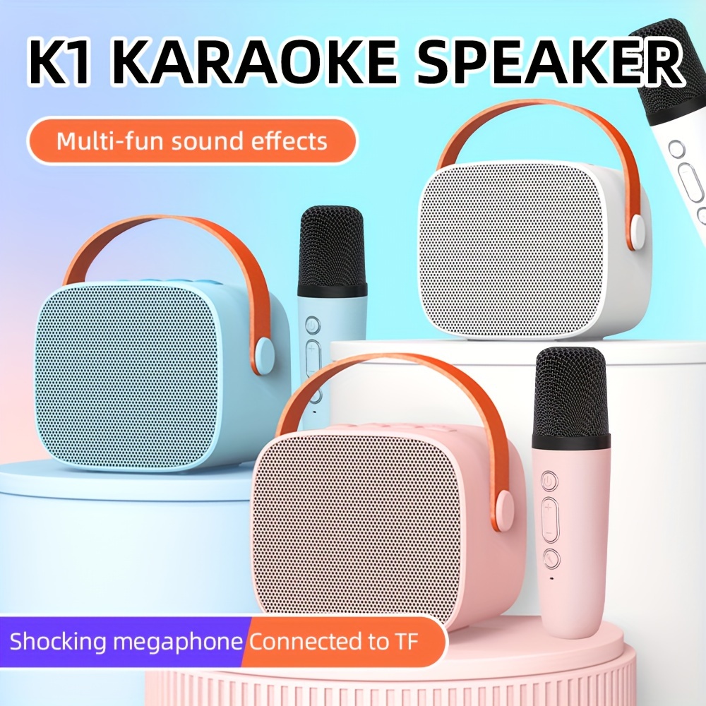 K1 Mini Machine Karaoké 1 Microphone Sans Fil Haut parleur - Temu Belgium