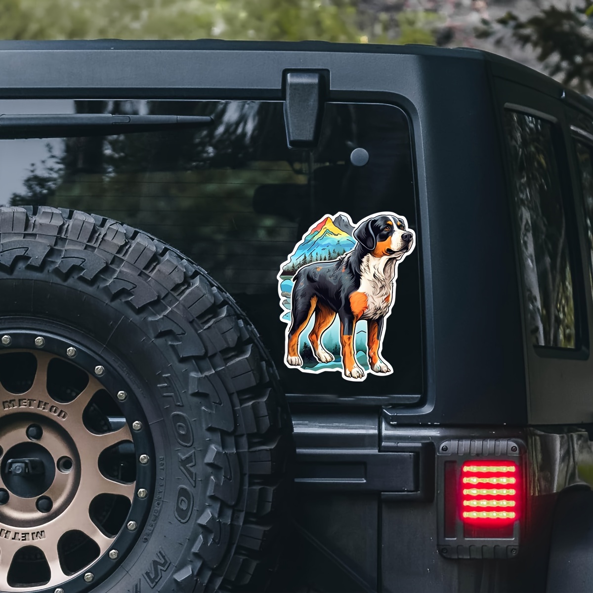 

1pc Swiss Mountain Dog Vinyl Decal Sticker For Car, Laptop