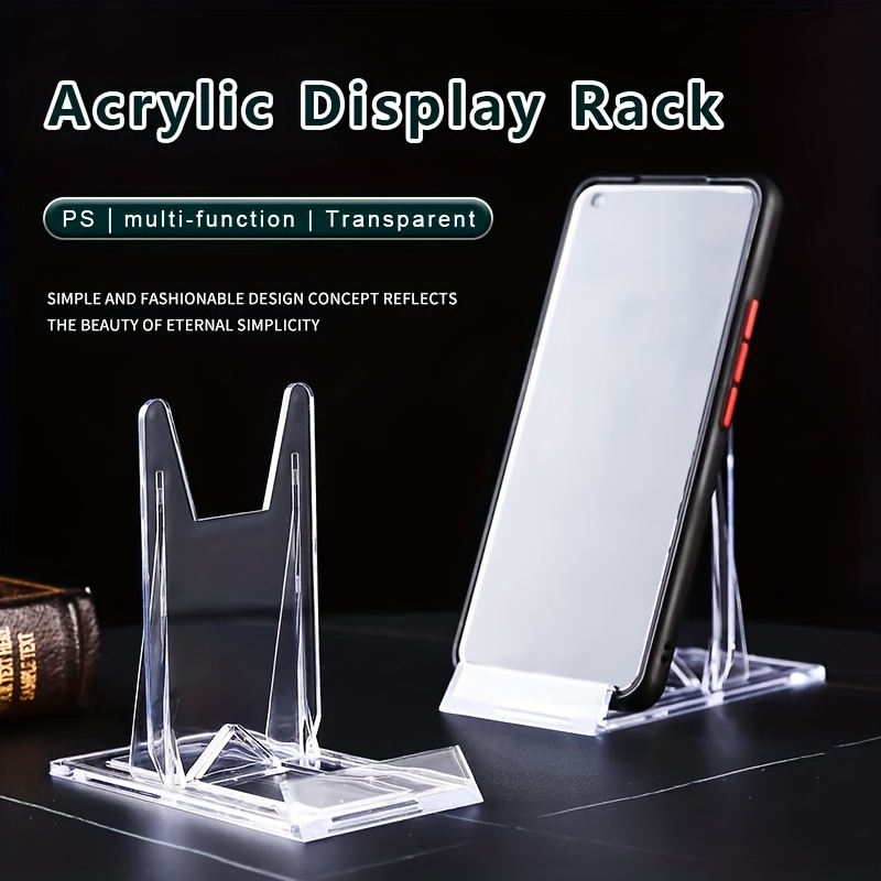 Big Clear!]Anti-Slip Plate Holder Display Stand Picture Frame Holder Easel Display  Stand Book Tablets Holder For Home Decor 