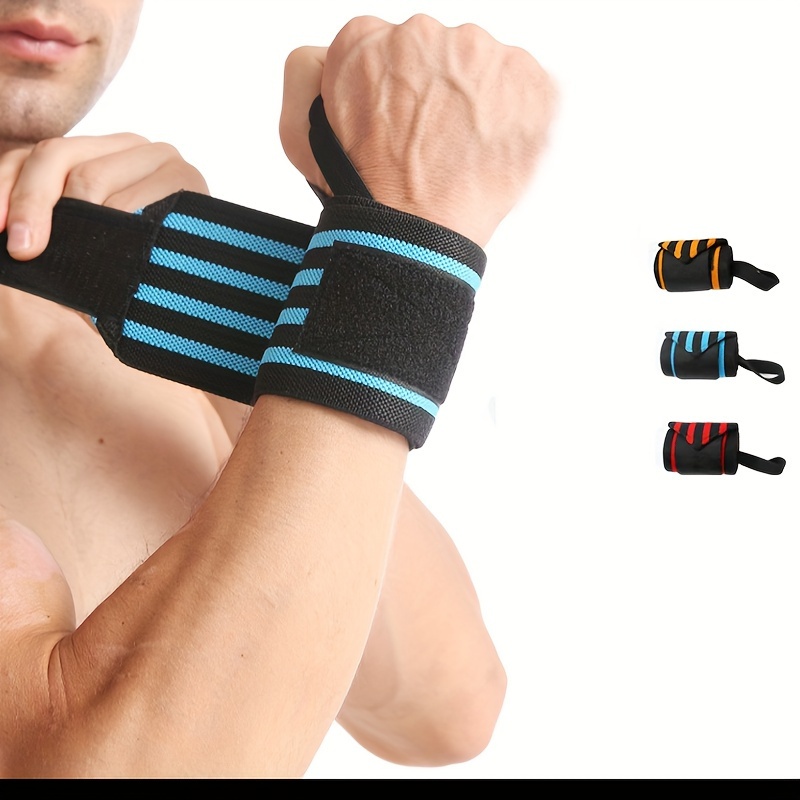 1 paire de bracelets en coton unisexe sport tennis yoga badminton  basket-ball bandeau bras manchon absorbant bras bande support de poignet  fitness bracelet élastique