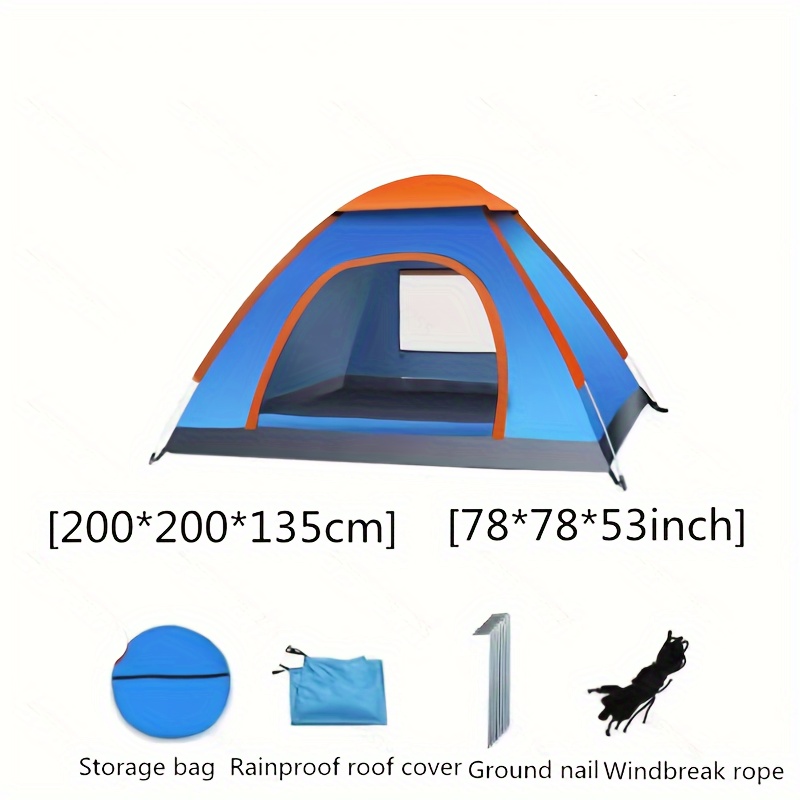 Tiendas de Campaña Tienda Para Acampar 6 Personas Aire Libre Campamento  Camping