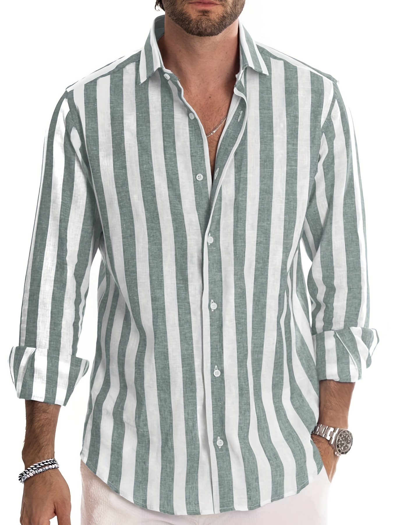Personalized Striped Sleeve Sweatshirt