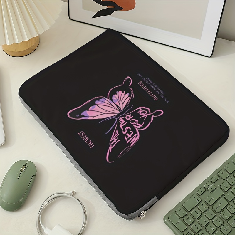 Butterfly Cover Notebook Bag Zip Insect Case 13 Inch Lenovo 