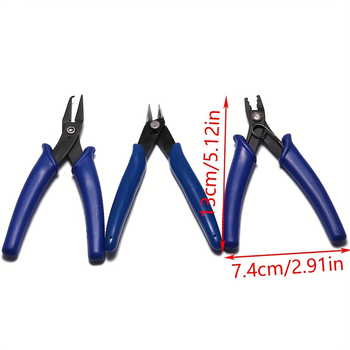  Jewelry Beading Crimper Pliers Bead Crimping Tool 13cm Blue :  Arts, Crafts & Sewing