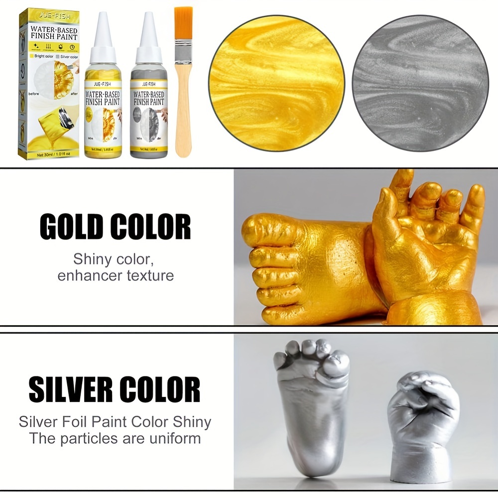 Golden Paint Metallic Acrylic Paint waterproof Not Faded For - Temu