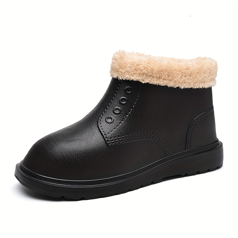 Botas Altas Nieve Hombre, Cálidas Botas Tobillo Antideslizantes Cómodas  Felpa Exteriores, Zapatos Senderismo Forrados Piel, Invierno, Servicio  Cliente 24/7