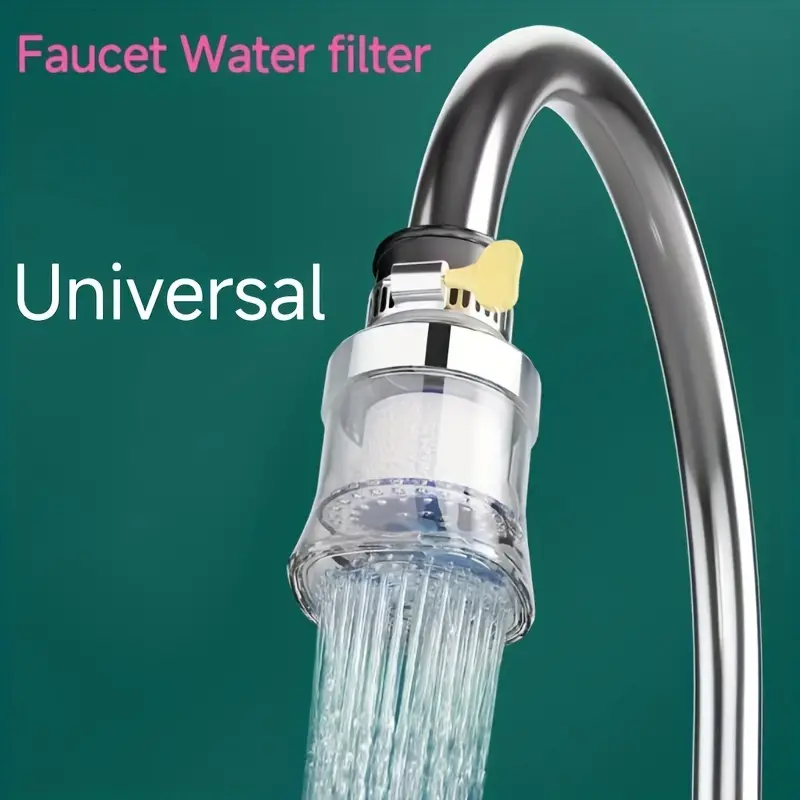 1pc universal interface faucet mount filters faucet water filter purifier kitchen tap filtration for kitchen bathroom details 1