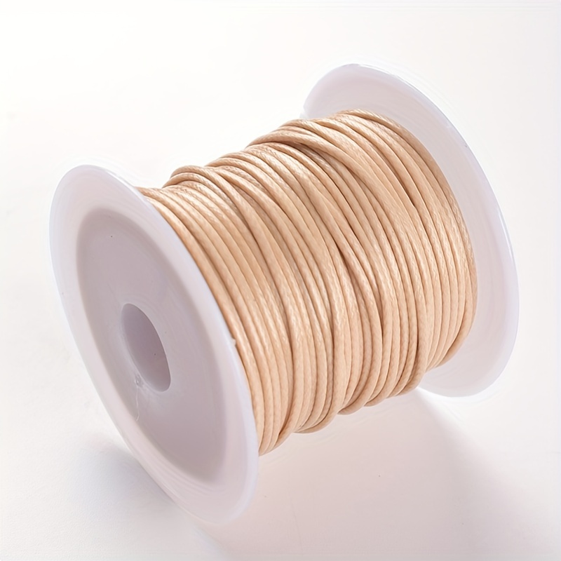 Undyed Colored Polyester Fiber Textile Wax Rope Braided - Temu