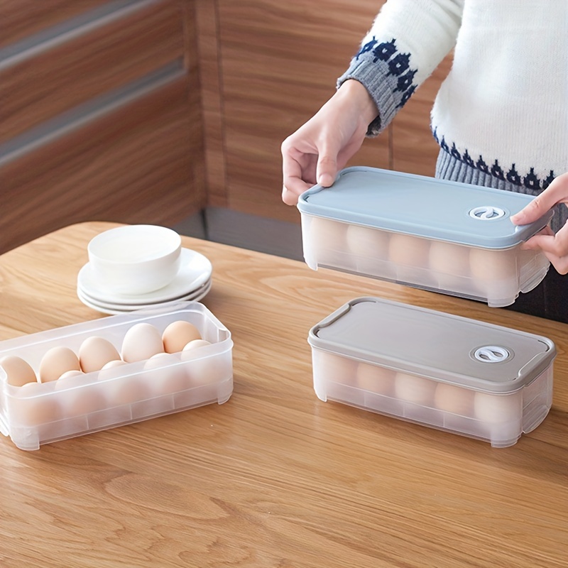 1/2pcs Bandeja Huevos Cajón Refrigerador Cajón Huevos - Temu