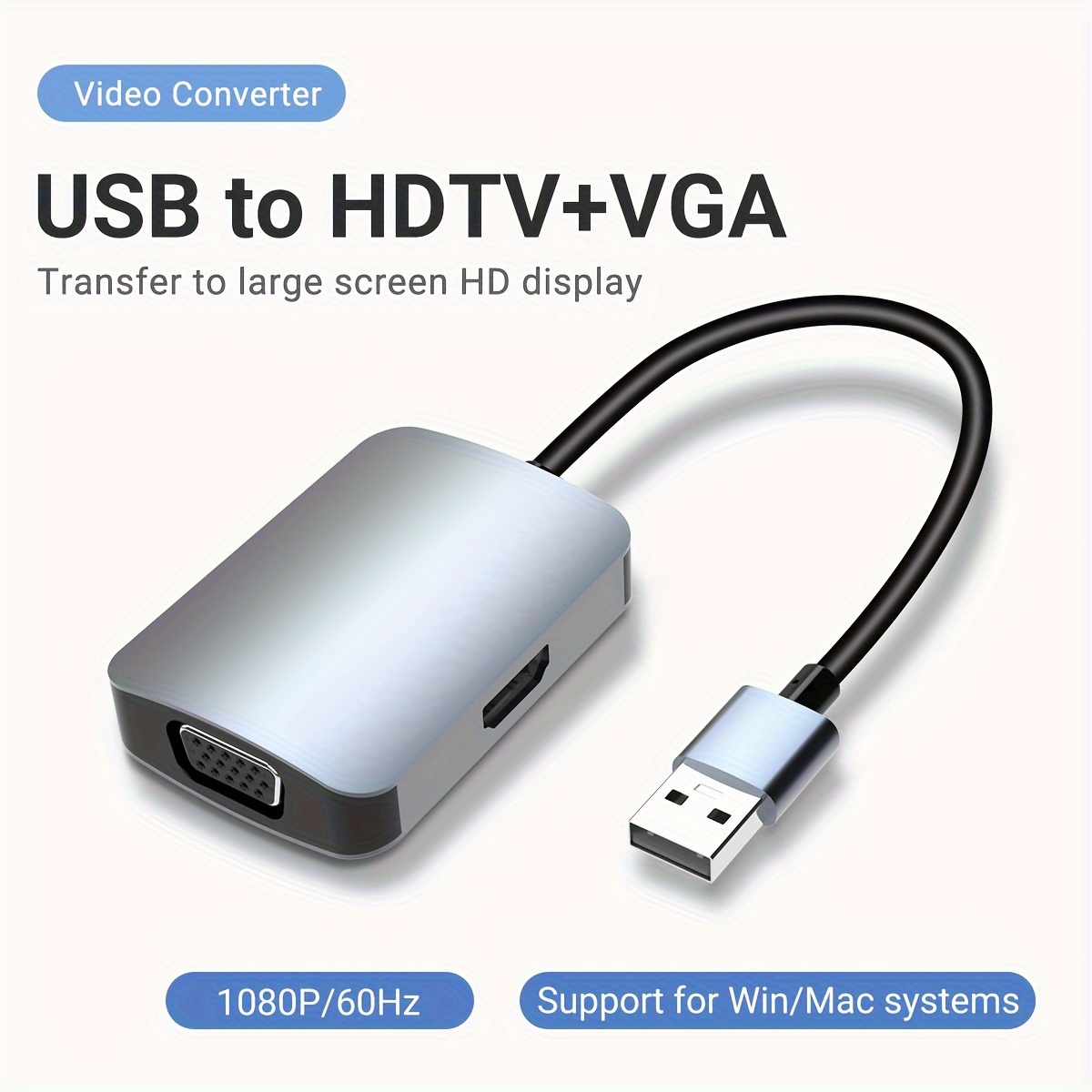 USB to DisplayPort Adapter - Mac/PC - 4K - USB-A Display Adapters, Display  & Video Adapters