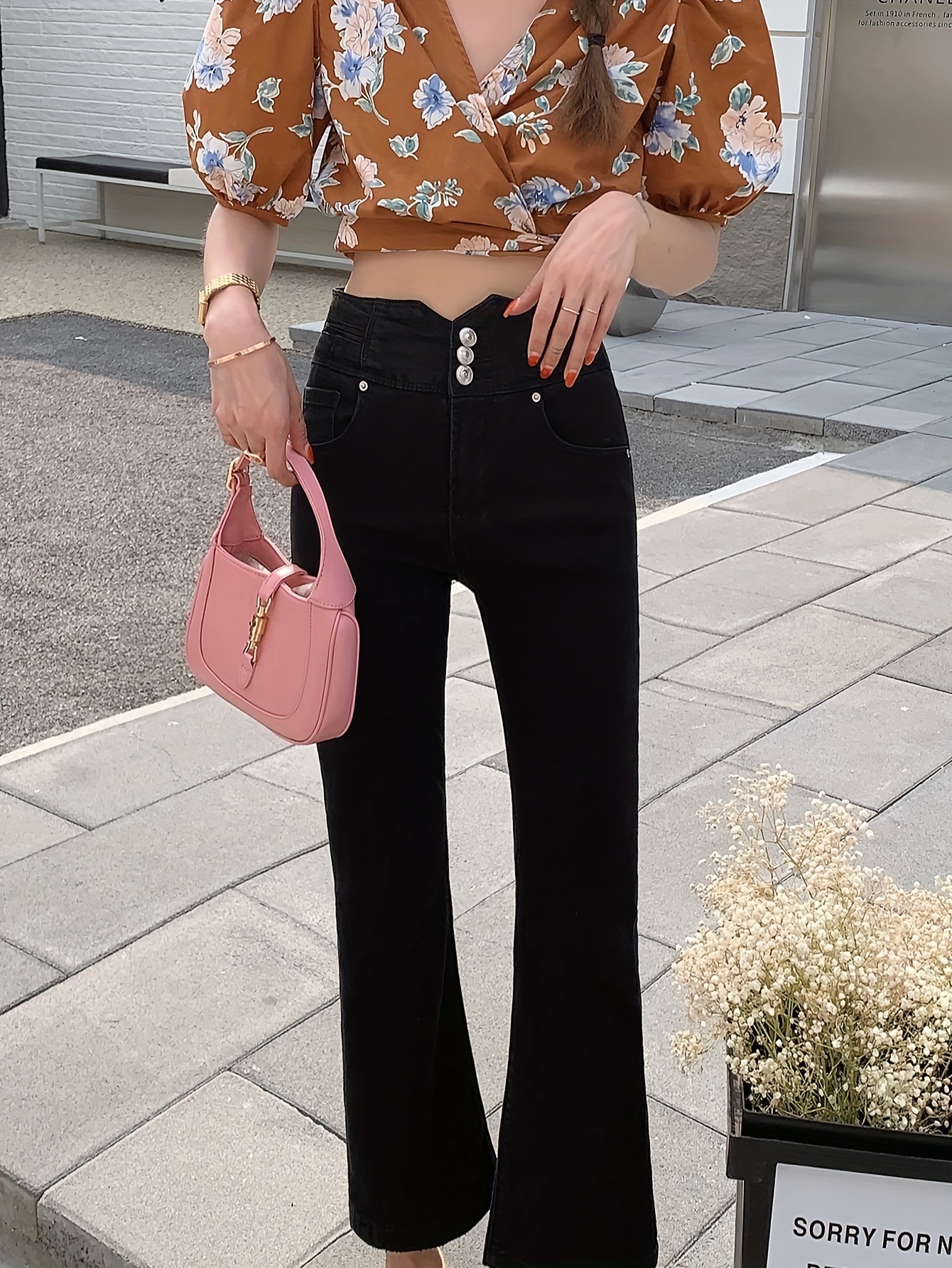 black  Fashion, Style, Flare jeans outfit