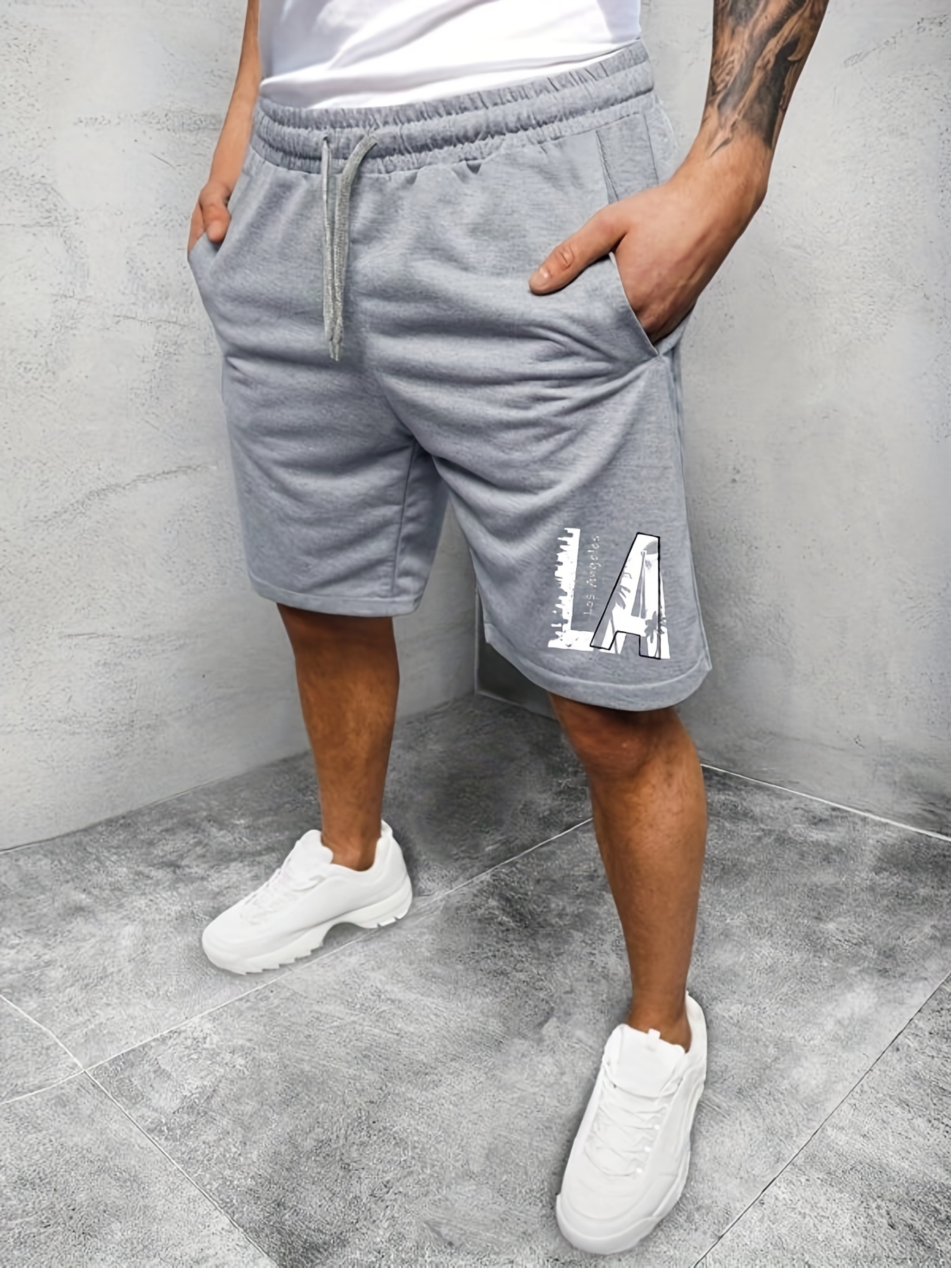 Pantalones Cortos Para Hombre, Casual, Sueltos, Con Bolsillos, Ropa  Masculina De Verano - Temu