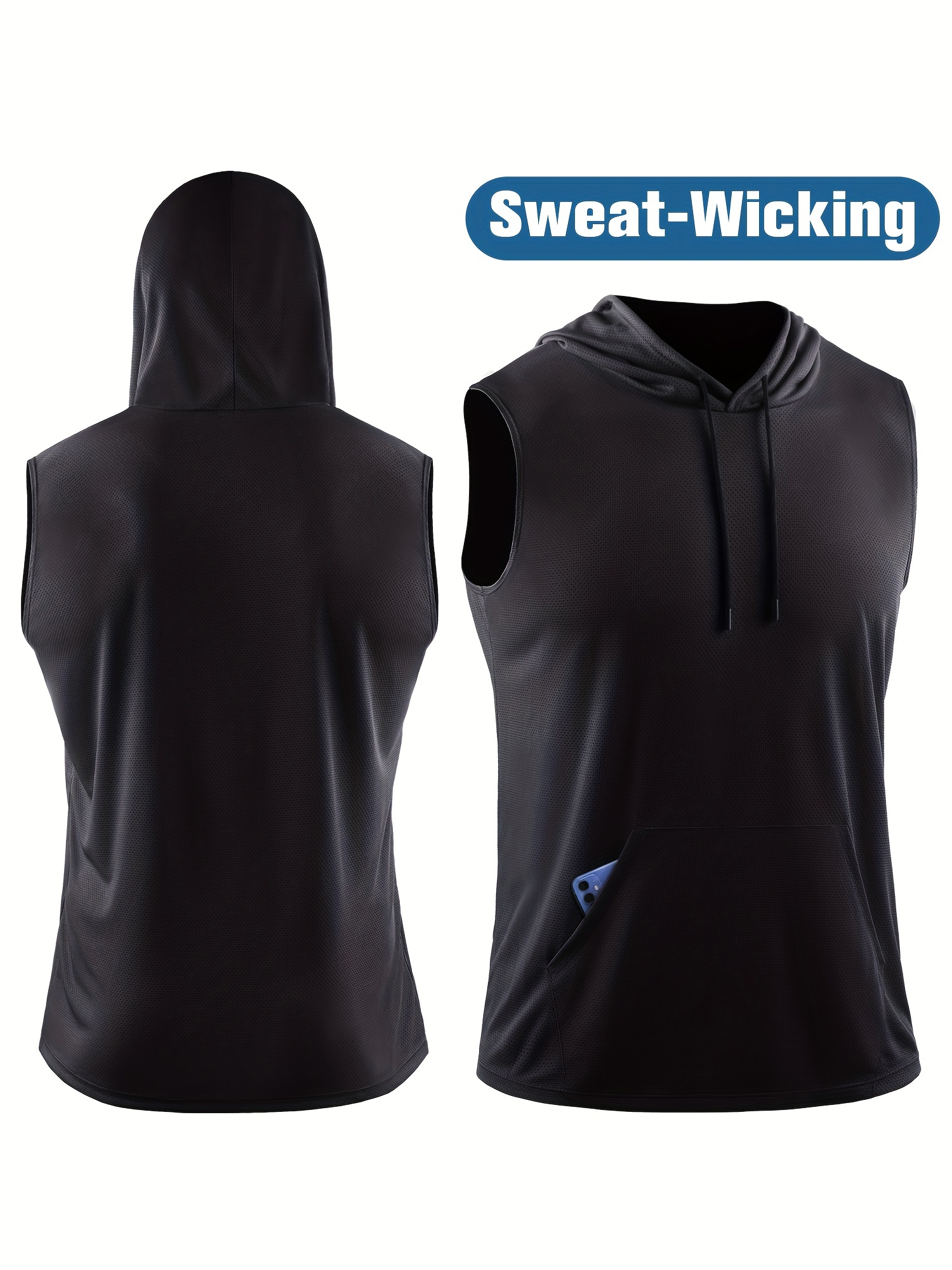 Women's Workout Sports Running Hooded Tank Top Athletic Yoga - Temu