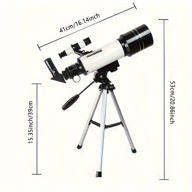 30070 Télescope astronomique Observation des étoiles Image positive Haute  puissance Haute Définition Étudiant adulte Cadeau de haute puissance