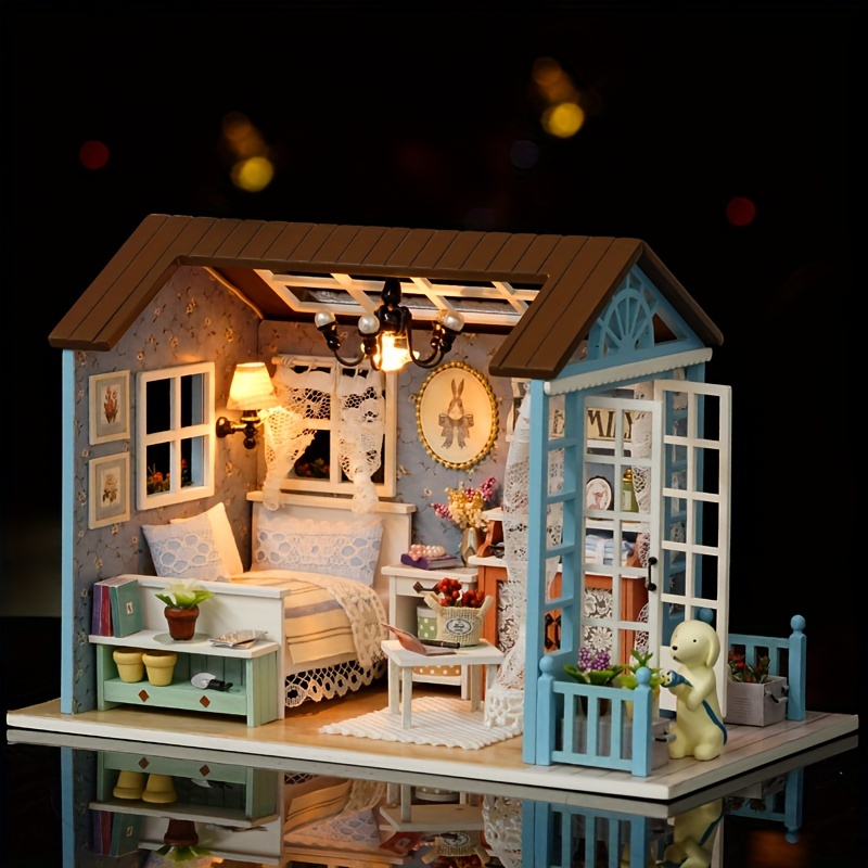 Miniature Dollhouse Kit - Temu