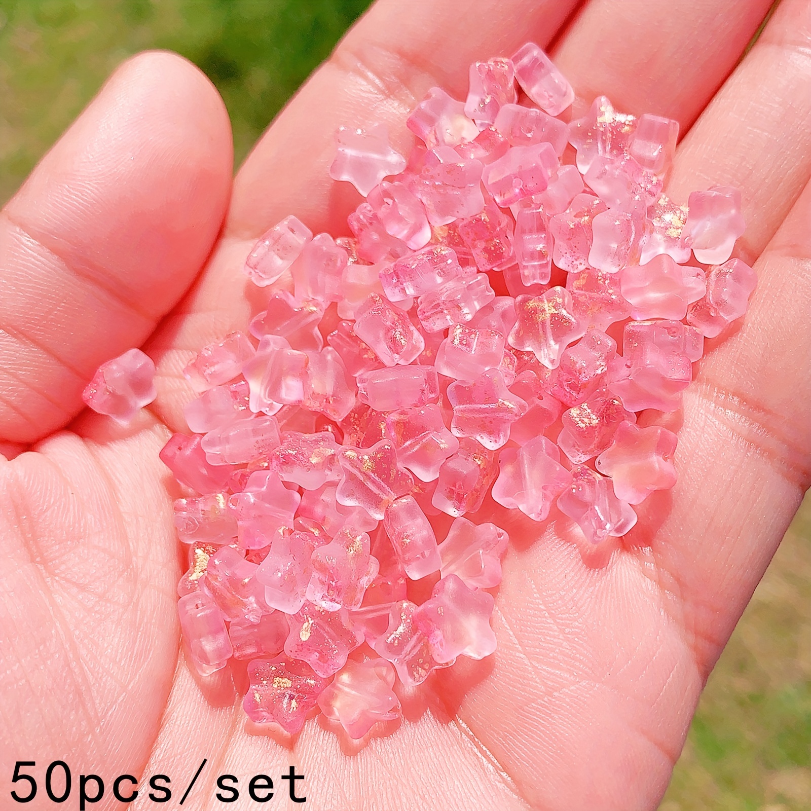 Ab Plated Glossy Crystal Beads Loose Bead Spacer Beads - Temu