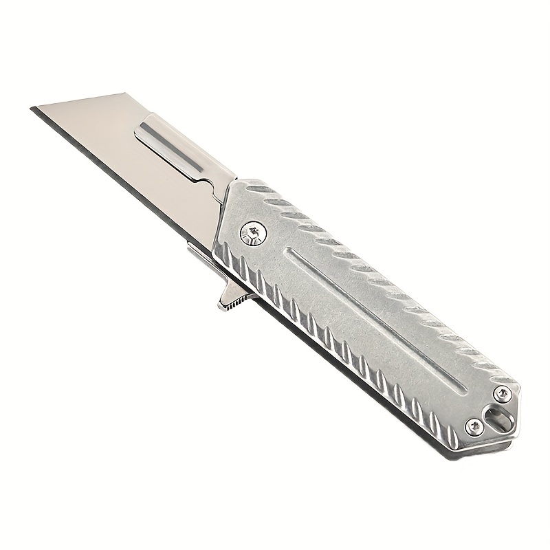 multi-purpose knife Sk2 blade tool button self-locking paper cutting  multi-purpose zinc alloy knife office furniture supplies