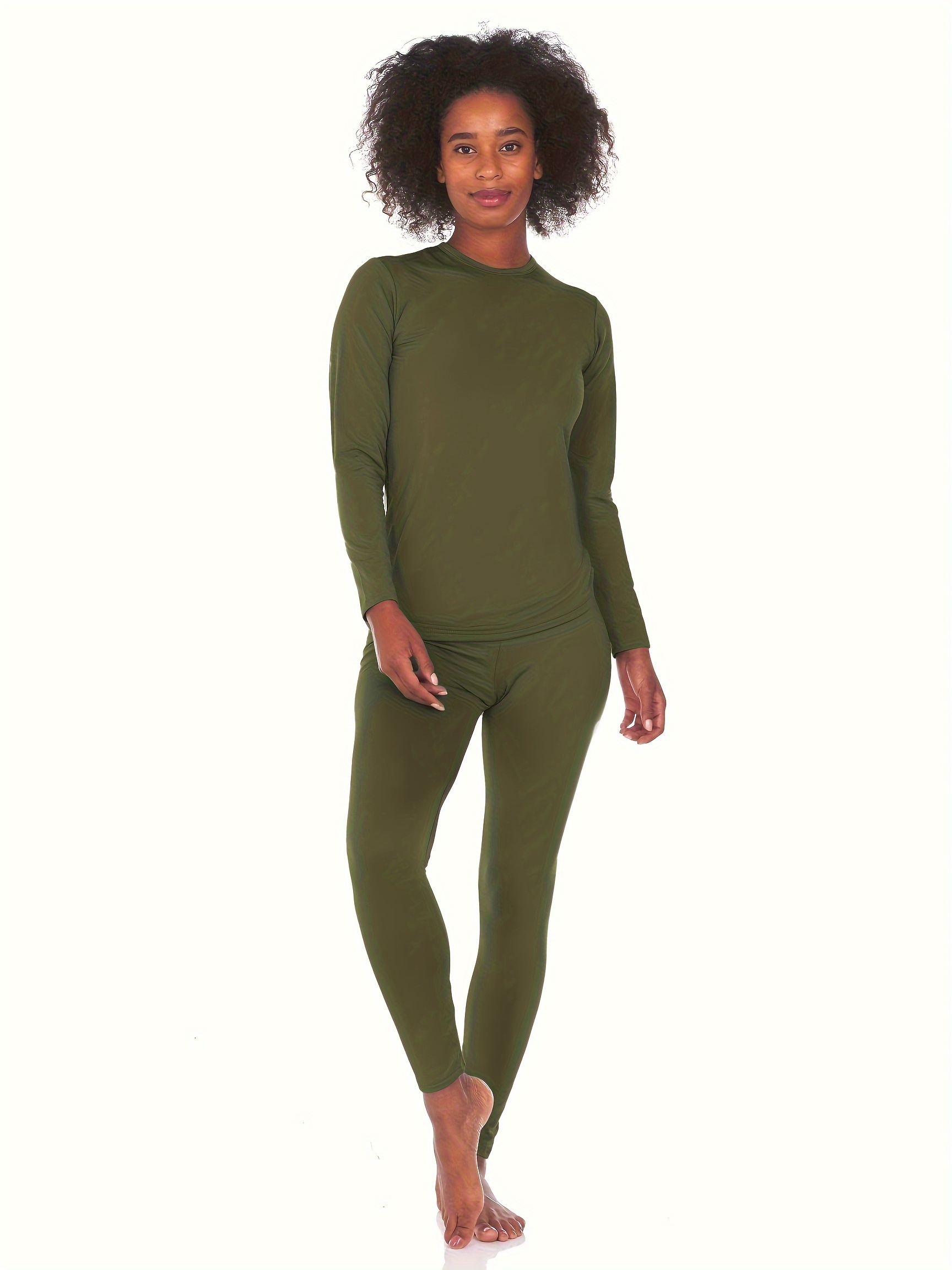 New Arrival Women's Thermal Underwear Set, Long Sleeve Top And