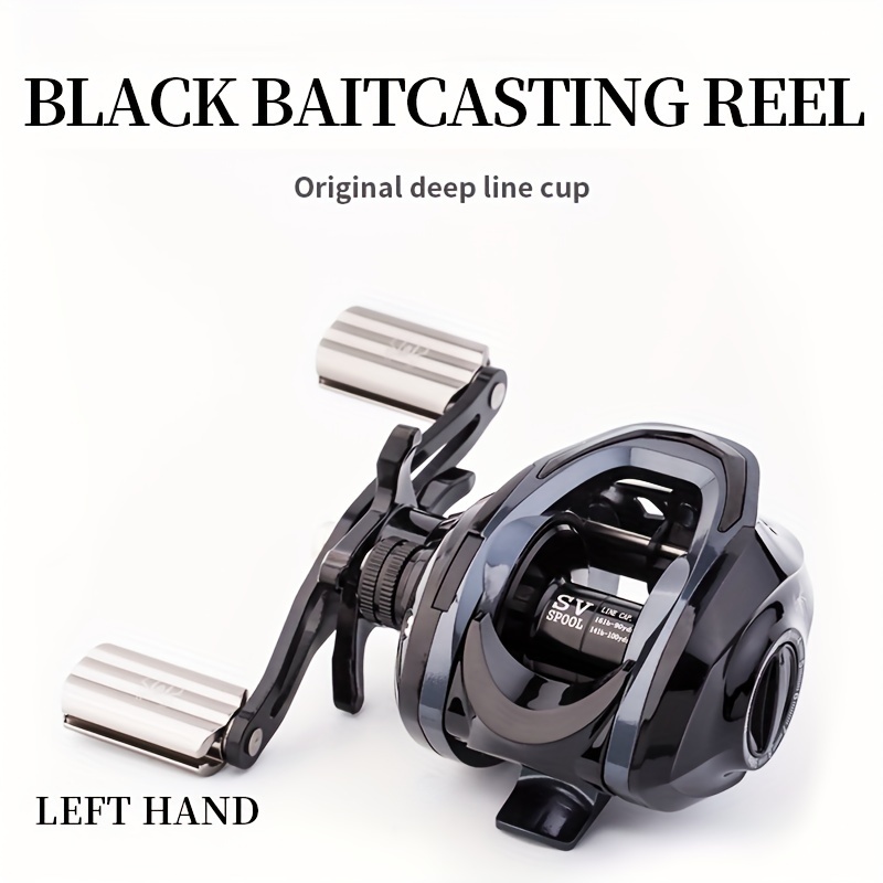 Left Hand Baitcasting Fishing Reel,All Metal Ultra Light