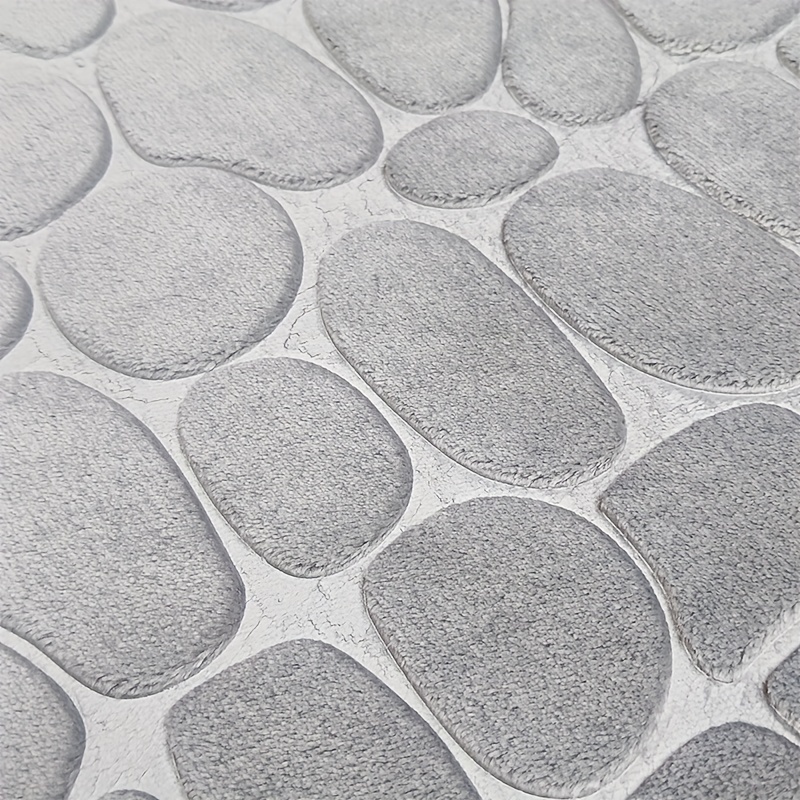 Anti Slip Flannel Bath Rug with U Shape for Comfortable Bathing