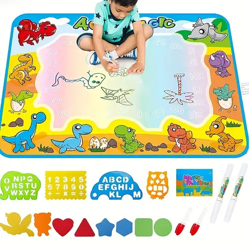 Coolplay Magic Water Drawing Mat Coloring Doodle Mat with Magic Pens  Montessori Toys Painting Board Educational Toys for Kids - Realistic Reborn  Dolls for Sale