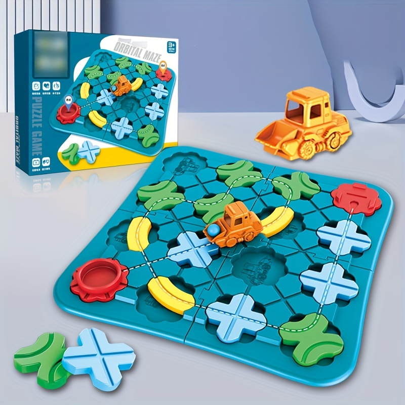 FORMIZON Labyrinthe de Construction de Routes, Road Building Maze pour  Enfants, Jeu de Construction de Route Logique avec 4 Niveaux et 206 Défis,  Puzzles Board Game pour Enfants : : Jeux et Jouets