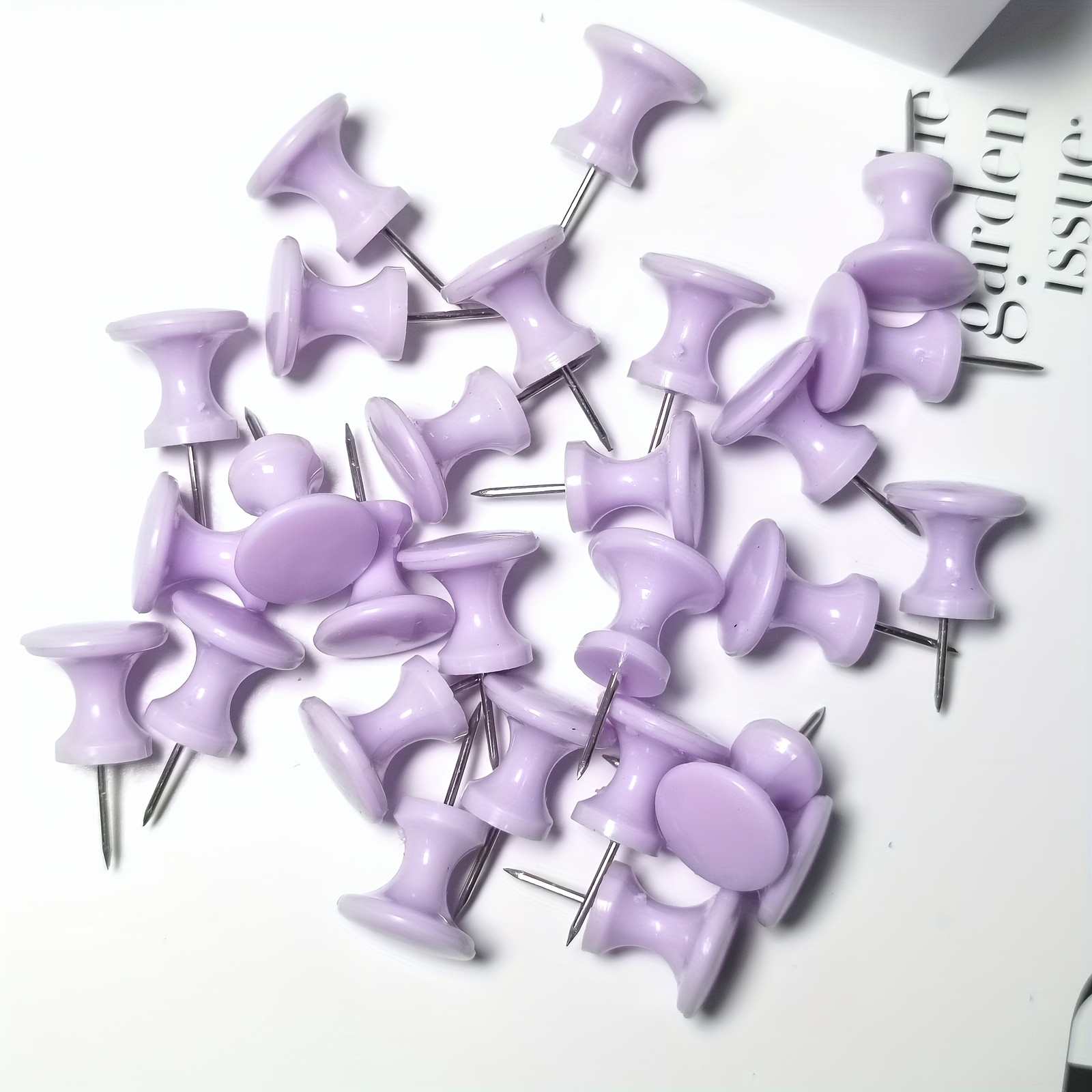 Purple And White Push Pins For Bulletin Board Thumb Tacks - Temu