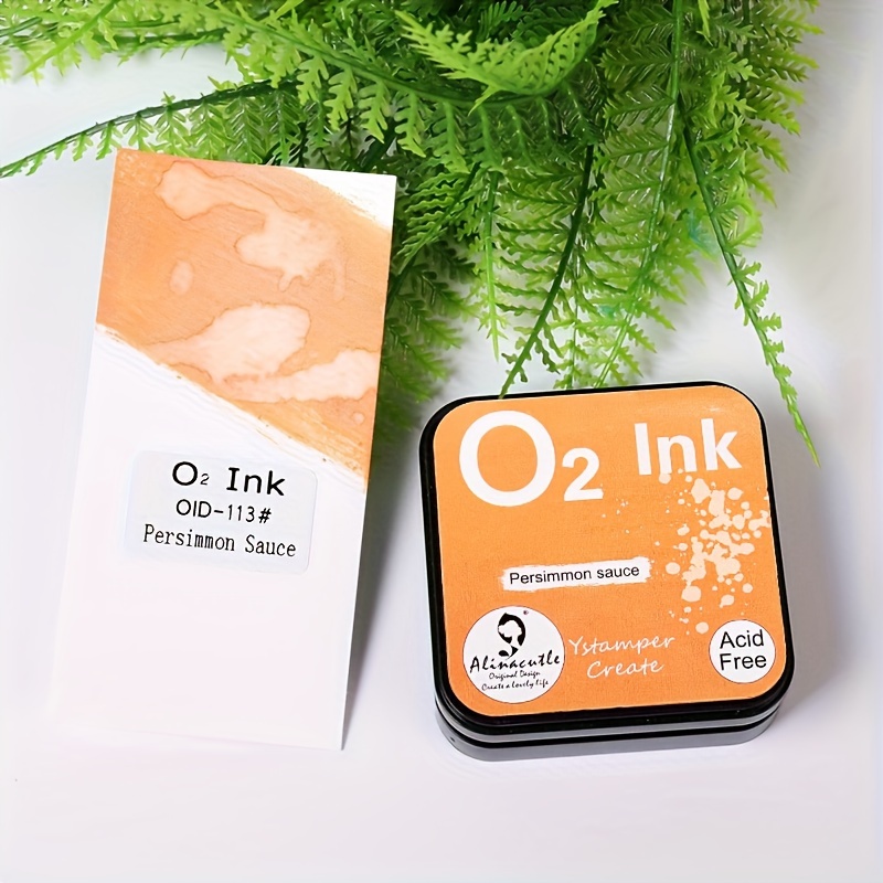 O2 Ink Pad With 1 Bottle Refill Ink Stamping Tools Water - Temu