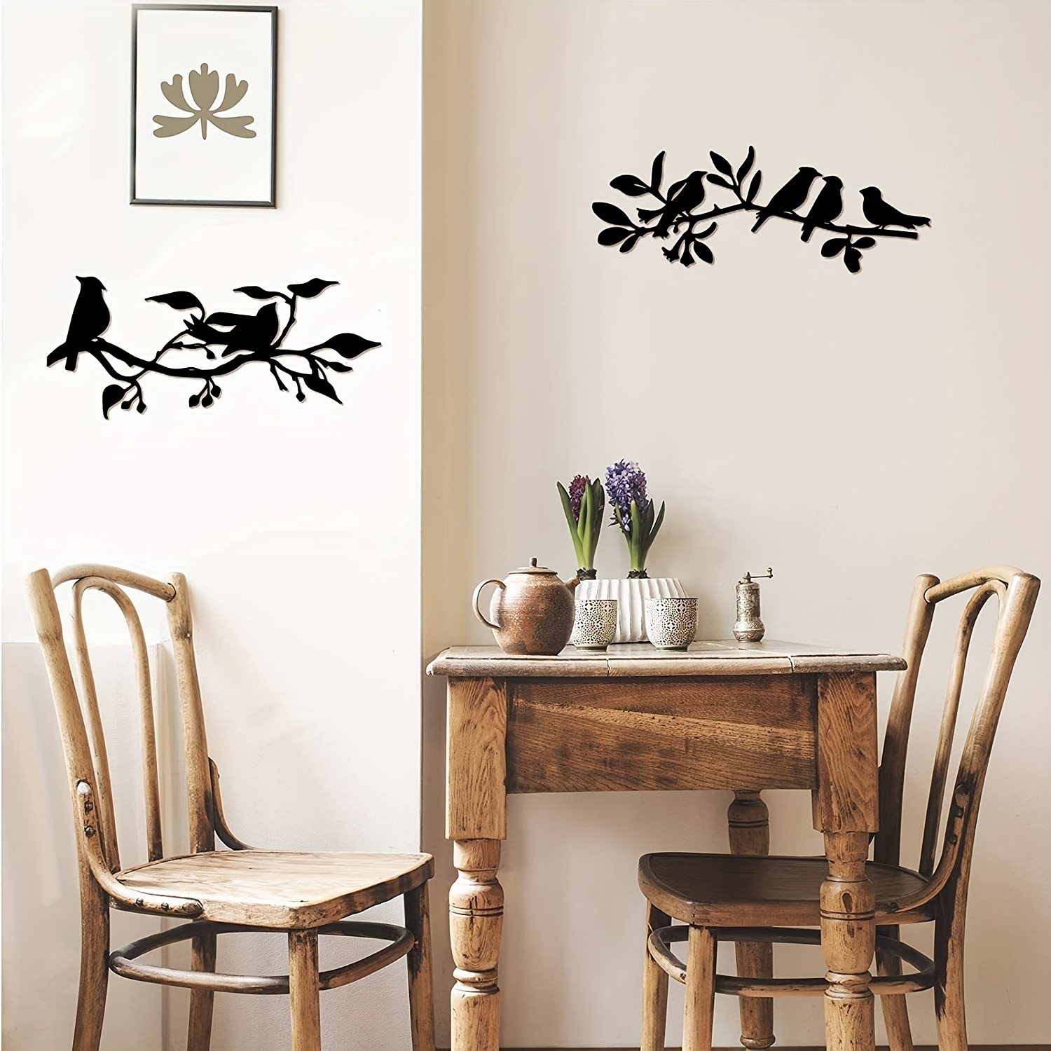 1pc Oiseaux Stand Branches D'arbre Décorations Murales En - Temu