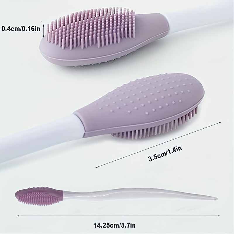 5pcs Double Sided Silicone Toothbrush Pet Brush
