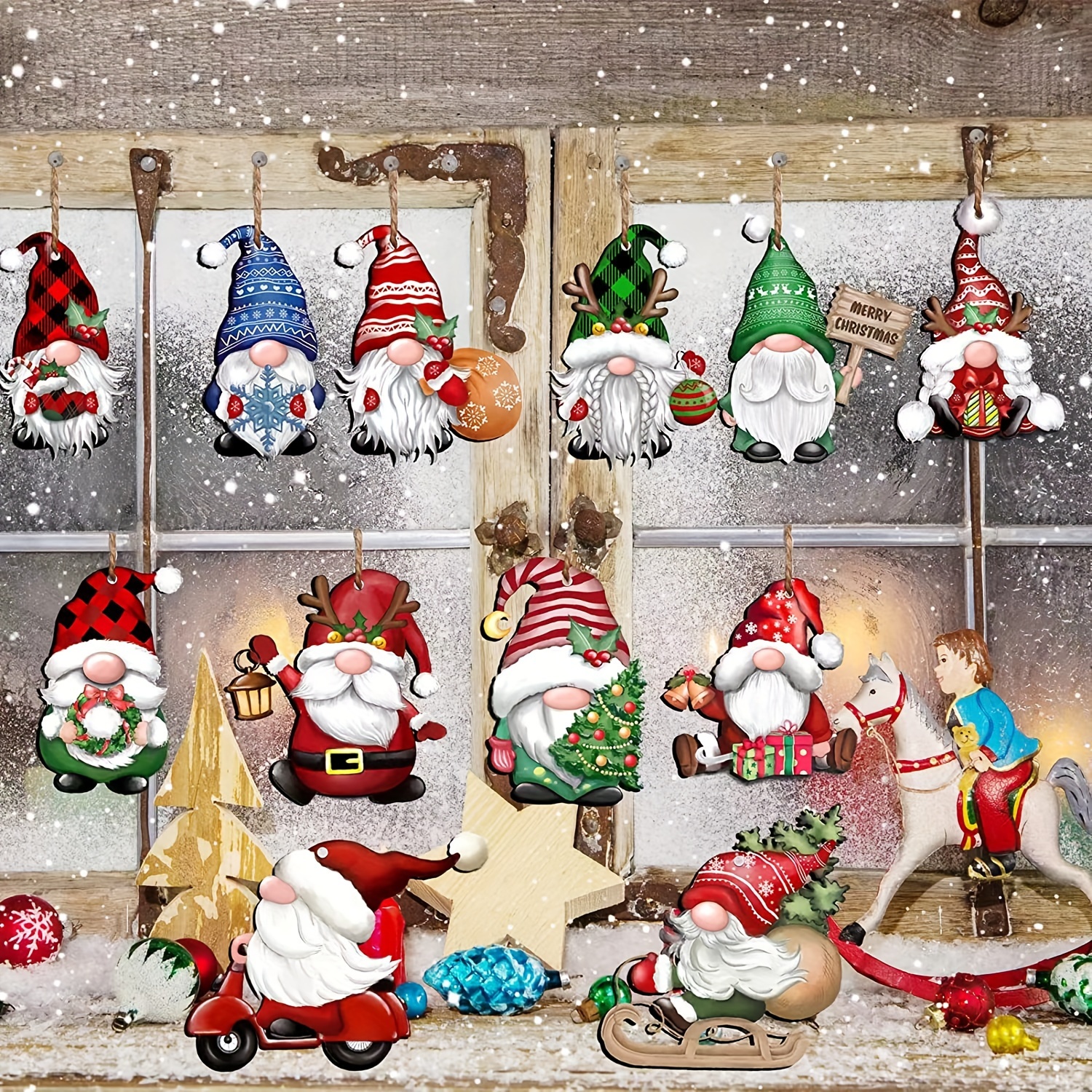 Christmas Wooden Ornaments Room Decor Christmas Gifts - Temu