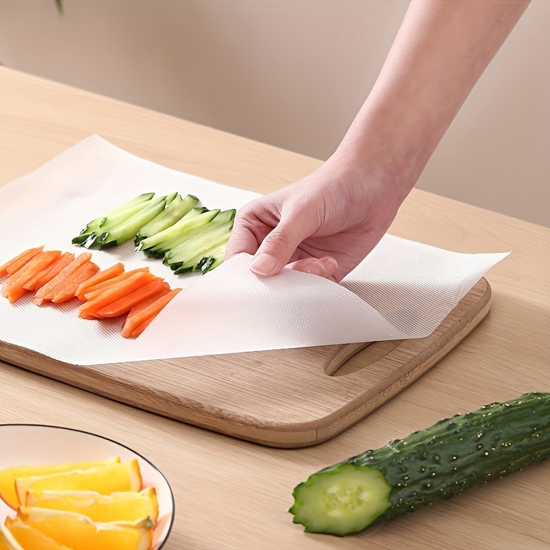 4pcs Disposable Plastic Cutting Board Cutting Mats for Kitchen