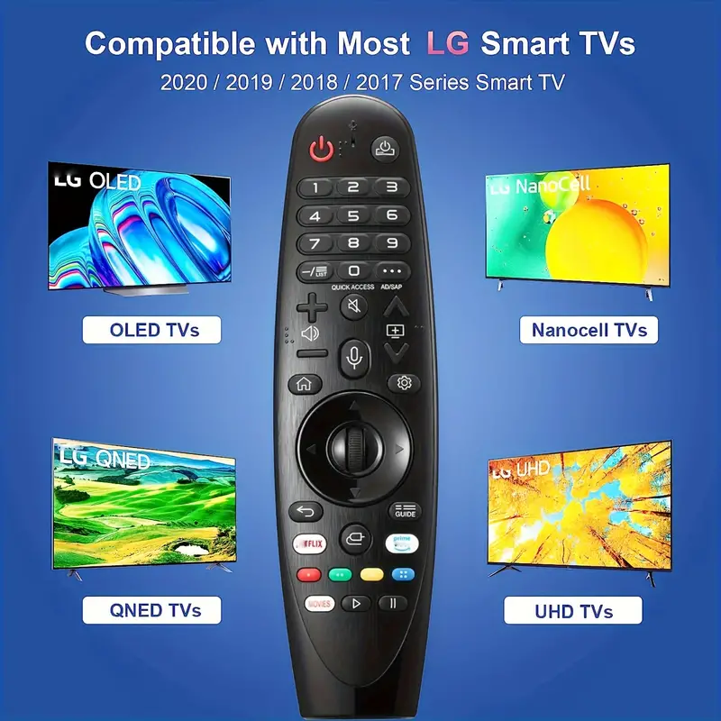 Control Remoto Universal Lg Smart Tv Magic Remote Compatible Televisores Lg  (sin Función Voz, Sin Función Puntero) - Hogar Inteligente - Temu Mexico