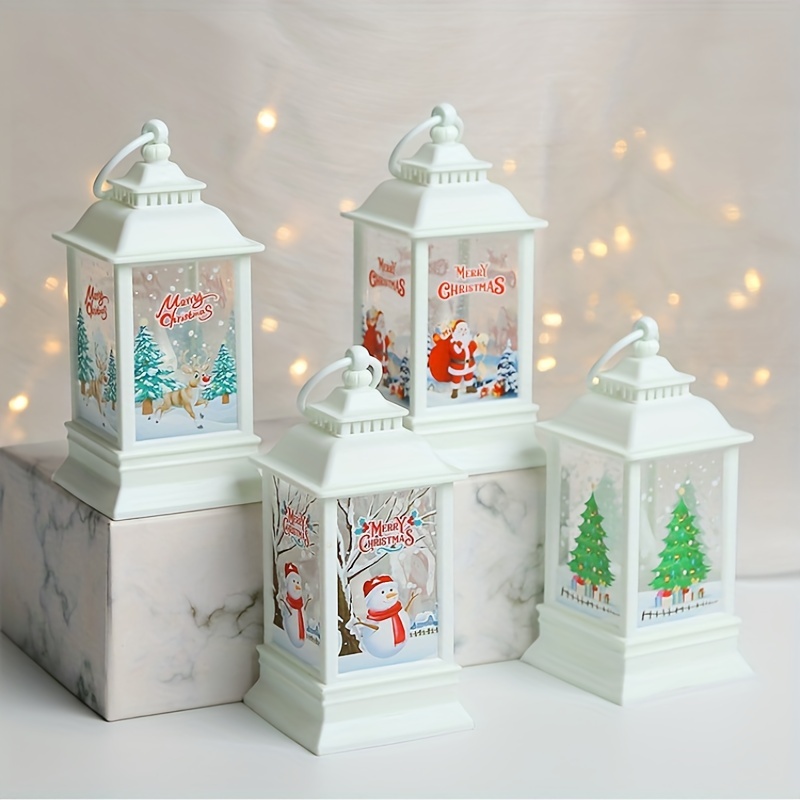 Christmas Lanterns Indoor White Lanterns Decorative Outdoor Hanging Lantern