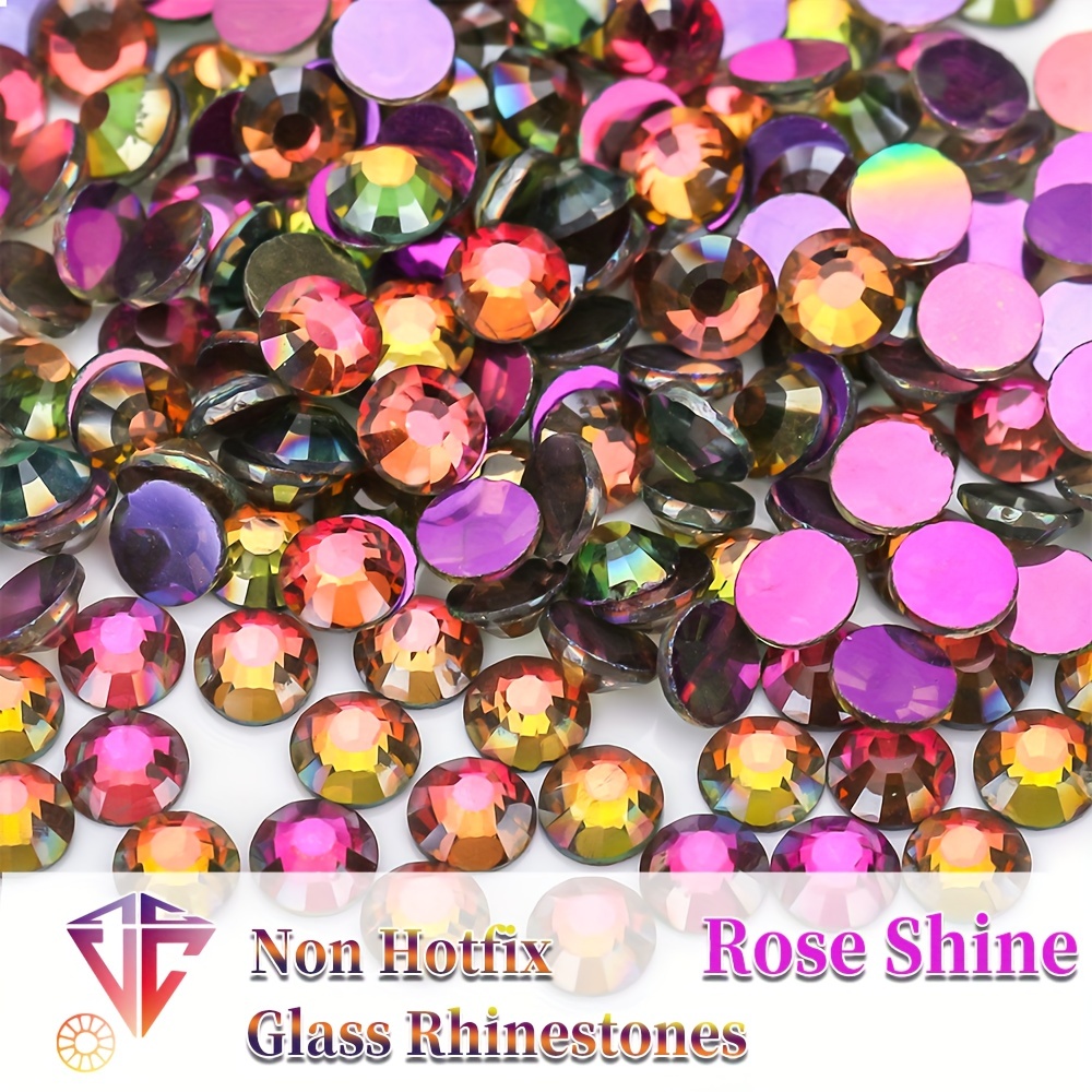 1600pcs Flat Rhinestones Glass Diamonds Gemstones For DIY Crafts, Eye  Makeup, Mugs, Jewelry Making, Nail Art, Etc. 6 Sizes Ss6-ss20 Black