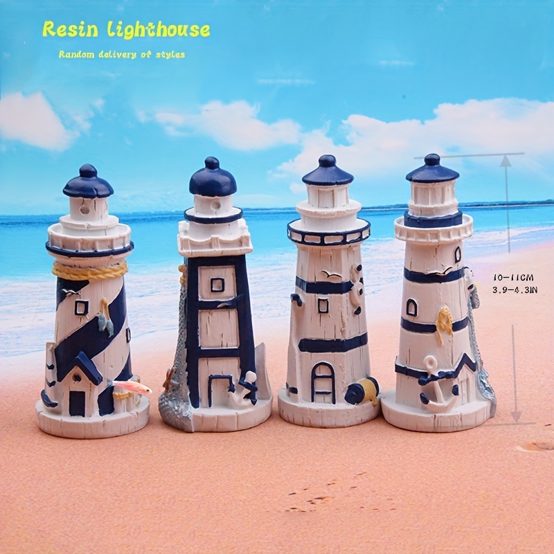 Lighthouse aquarium hot sale decoration